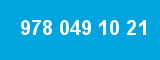 978 049 10 21